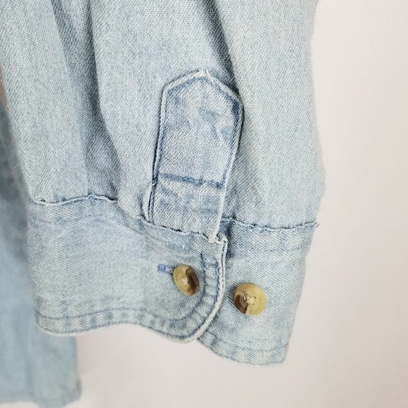 Competitors View shirt chambray DALE JARRET NASCAR ROBERT YATES RACING VTG  L‎ - Picture 9 of 10